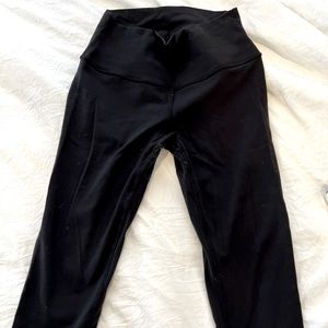 Black Alo air brushed leggings